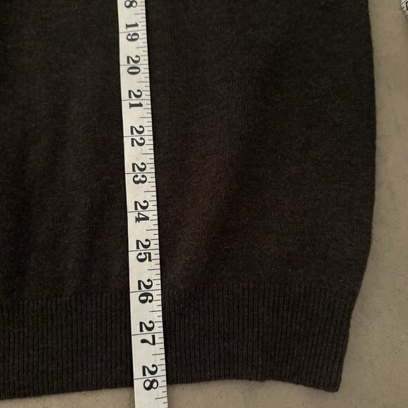 Stanfield Men’s Sweater Size L Brown 100% Lambswool V-Neck Pullover - Picture 5 of 7